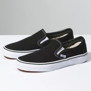 Black Slip-On Vans